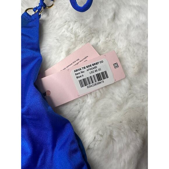 Agent Provocateur ASHIA💙 Blue Bikini Swim Set AP Size 4 - Picture 9 of 10